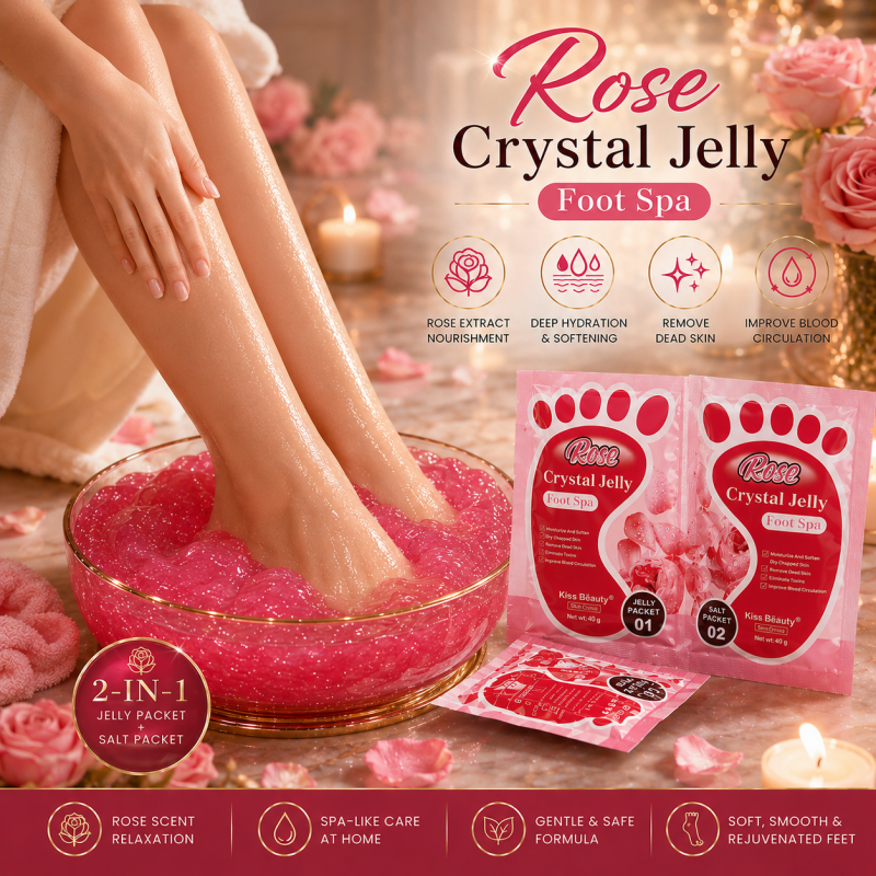 Rose Crystal Jelly Foot Spa