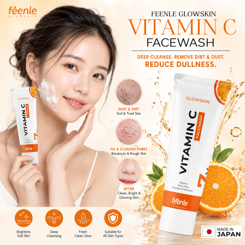 Feenle Glowskin Vitamin C Facewash/ Cleanser