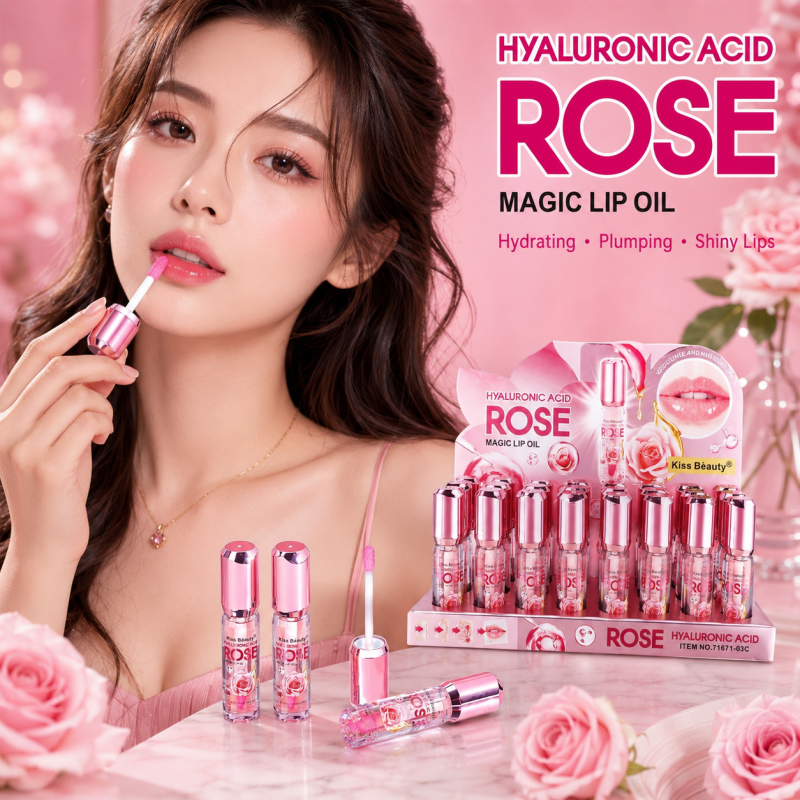 Hyaluronic Acid ROSE Magic Lip Oil